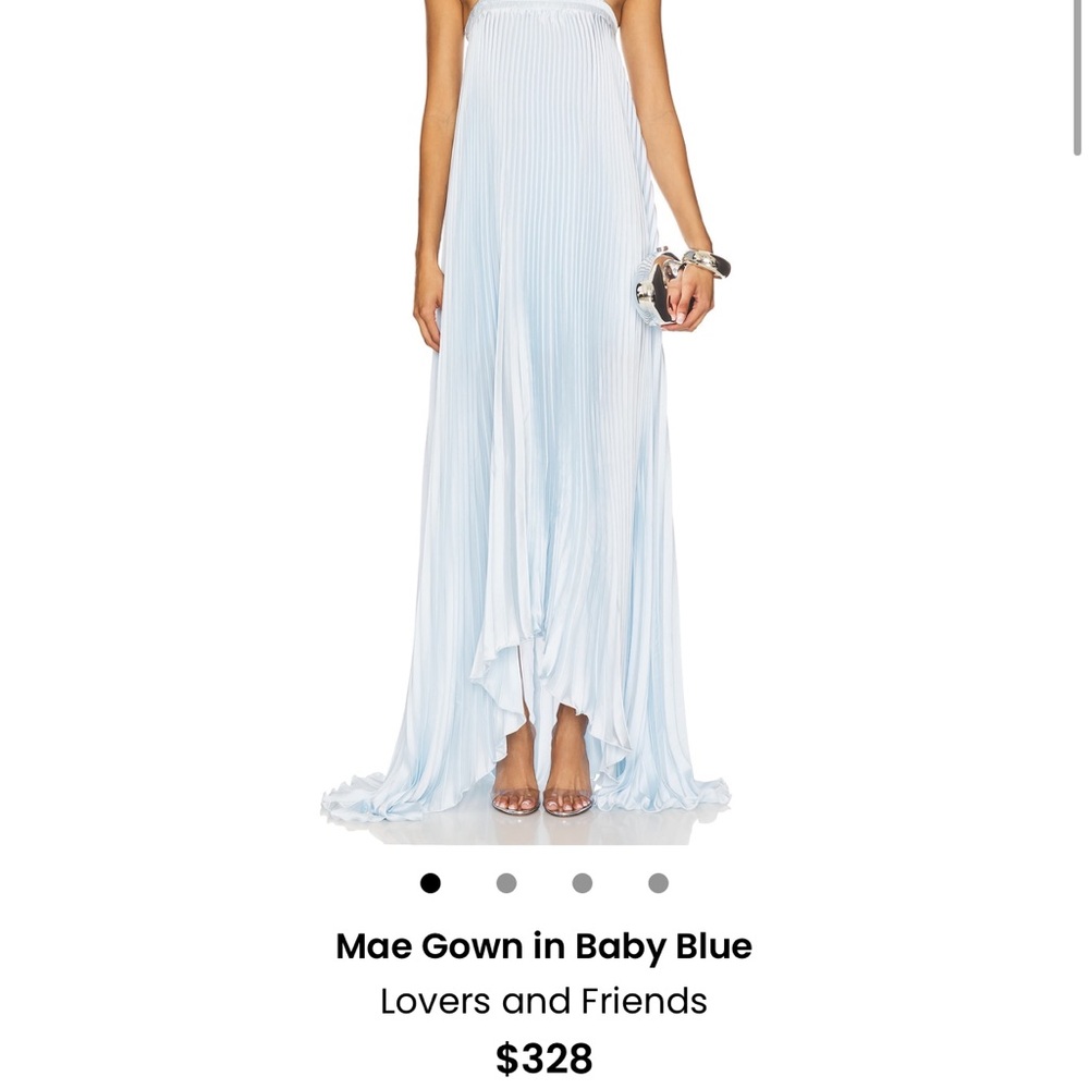 MAE GOWN
Lovers and Friends
Color: Baby Blue
Size: S - Picture 6 of 7